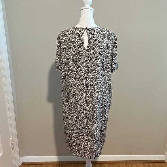 Jenni Kayne Leopard T-Shirt Dress Leopard New Size Medium - Picture 7 of 13